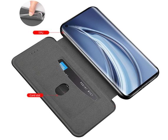 Чохол-книжка Primolux Besus для смартфона Xiaomi Mi 10 Pro - Black | Зображення 2