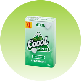 Льодяники Cool Mints Spearmint 70 г, 100 шт