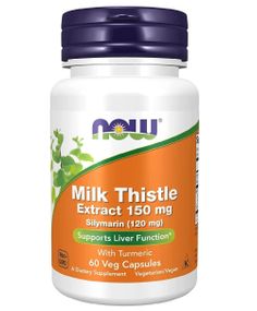 Розторопша NOW Foods Silymarin Milk Thistle 150 mg 60 Veg Caps