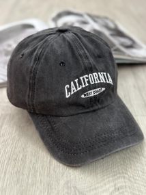 Кепка бейсболка Каліфорнія (California) Графітовий 56-61р (8025)