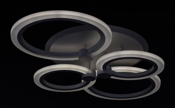 Люстра світлодіодна стельова LED світильник для квартири на стелю лед 26333 Білий 10х39х61 см. | Зображення 4