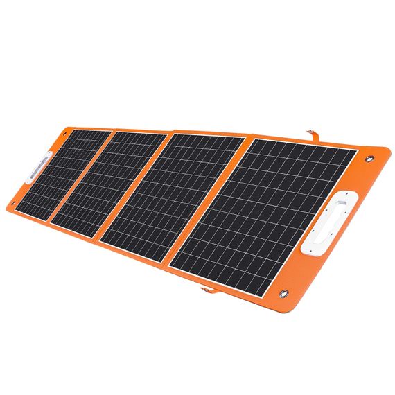 Портативна сонячна панель TSP-18V-100W Monocrystalline PD65W+QC3.0 (1USB-A/1C) Black | Зображення 3
