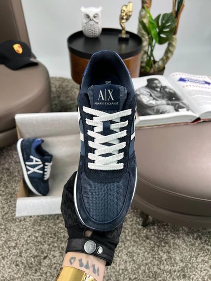 Чоловічі кросівки Exchange AX Dark Navy замша , текстиль , В'єтнам 42 26.5-27см | Зображення 3
