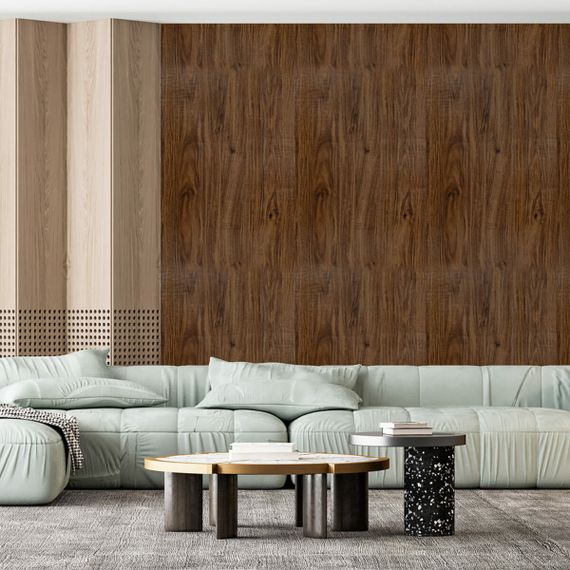 Самоклеюча вінілова плитка в рулоні каштан 3000х600х2мм Мат SW-00001178 | Зображення 5