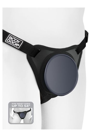 Трусики для страпона Pipedream Body Dock Elite чёрные Sex Aura | Зображення 1