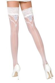 Панчохи Passion ST108 Білі 1/2