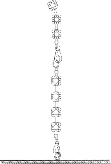 Мини-платье под кожу Noir Handmade F307 Mirage wetlook mini dress with jewelry rhinestone chain Черное 3XL | Зображення 6