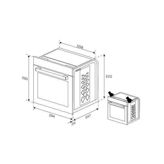 Духовой шкаф Beko BBIE133002XD | Зображення 8