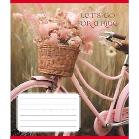 Зошит загальний "Велосипед" 096-630091K-4 в клітинку, 96 аркушів