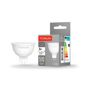 Світлодіодна лампа TITANUM MR16 6W GU5.3 4100K