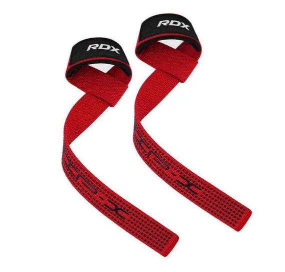 Лямки для тяги RDX S4 Gym Cotton Gel Straps Red Plus (WAC-S4R+) | Зображення 6