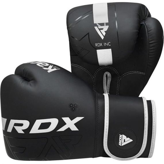 Боксерскі рукавички RDX F6 Kara Matte White 10 унцій (капа в комплекті) | Зображення 3