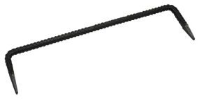 Строительная кованая скоба 8×250 мм, прочная и надежная