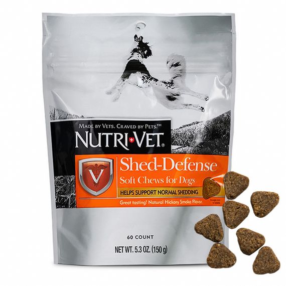 Витамины против линьки у собак Nutri-Vet Shed Defense Max 60 табл
