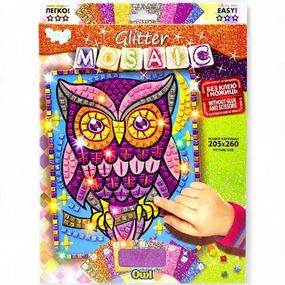 Набор для творчества "Блестящая мозаика" Сова