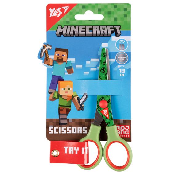 Ножиці канцелярські YES Minecraft 3 480436 13 см