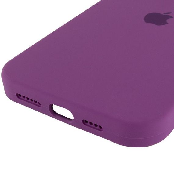Чохол Silicone Case Full Protective (AA) для Apple iPhone 16 Pro Max (6.9") Фіолетовий / Grape | Зображення 4