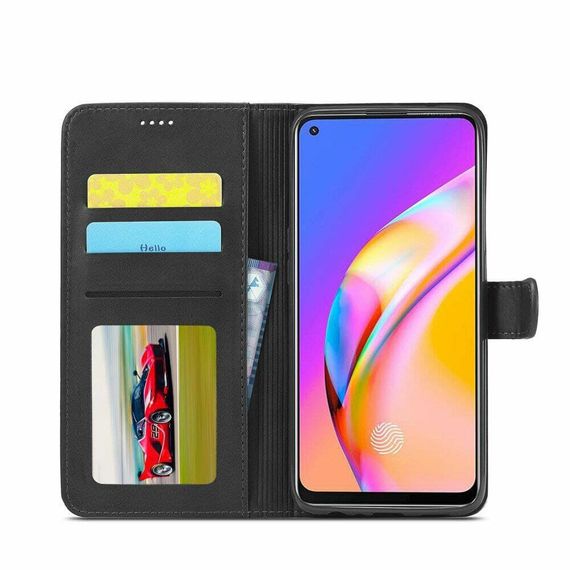 Чохол книжка iMeeke для Oppo Reno 5 Lite колір Чорний | Зображення 1