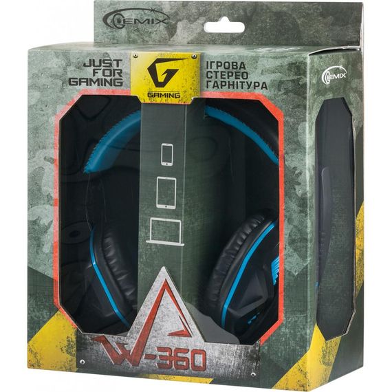 Навушники Gemix W-360 black-blue | Зображення 9
