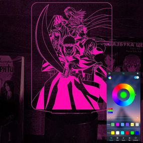 Акриловый светильник-ночник управление с телефона Блич tty-n002262