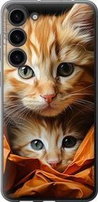 Чехол на Samsung Galaxy S23 Plus Котики 2 из силикона FCh_008312