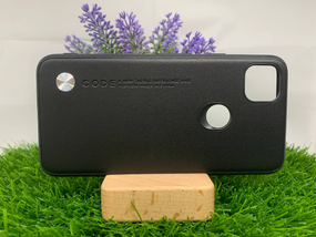 Чохол накладка Google Pixel 4A шкіра чорний