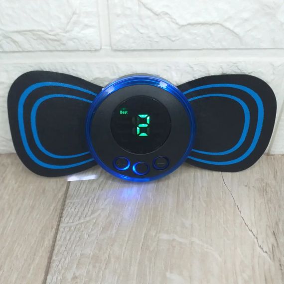 Импульсный USB массажер-миостимулятор MA-1 EMS массажер миостимулятор бабочка | Зображення 1