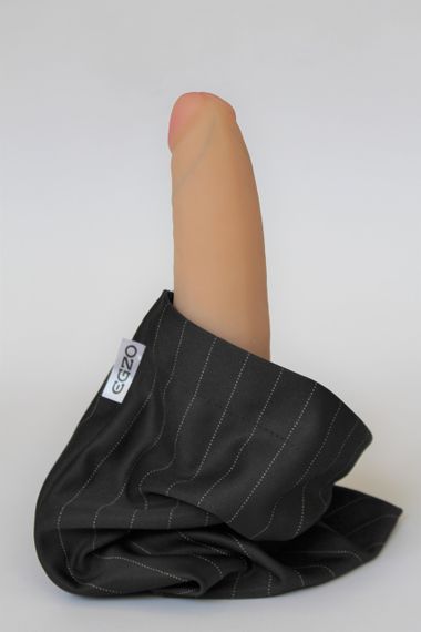 Вибратор EGZO Ciberskin VNS003 ( 18,5 см х 3,8 см ) Sex Aura | Зображення 4