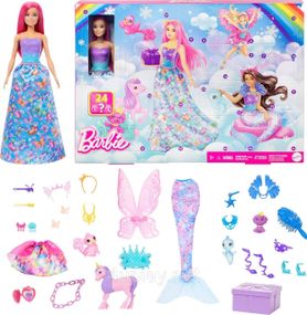 Адвент-календарь Barbie Dreamtopia Doll and Advent Calendar Фантастический мир