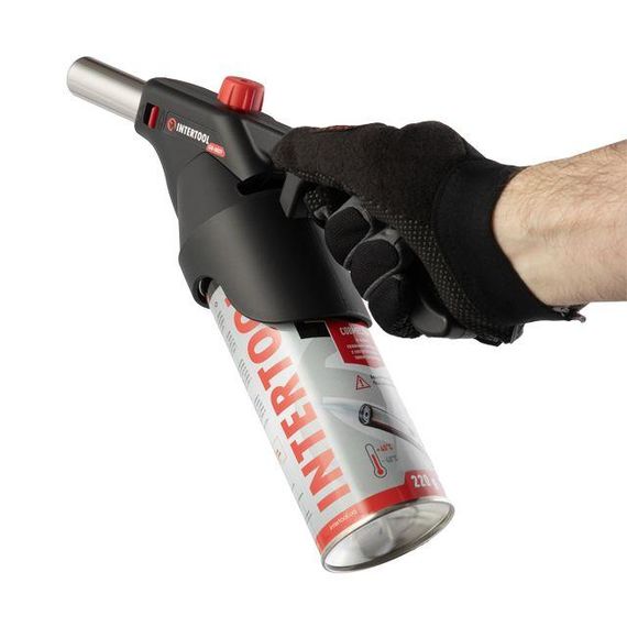 Пальник газовий, п'єзозапалювання, швидке регулювання полум'я INTERTOOL GB-0029 | Зображення 9