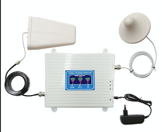 GSM DCS 3G 4G репитер, усилитель связи 900МГц 1800МГц WCDMA 2100 МГц | Зображення 1