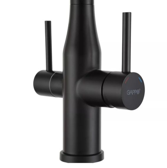 Змішувач для кухні Gappo з виходом для питної води, з гнучким виливом G4399-76 | Зображення 3