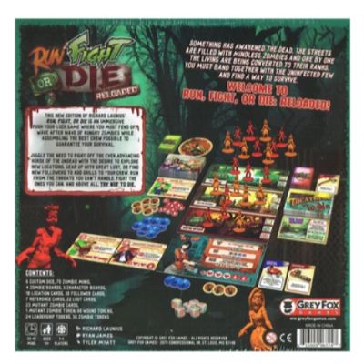 Настольная игра Grey Fox Games Run Fight or Die Reloaded Kickstarter Edition, английский (616909967247) | Зображення 2