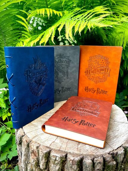Блокнот Harry Potter — факультетський щоденник із екошкіри (Грифіндор / Слизерин / Рейвенклов / Гафелпаф) | Зображення 2