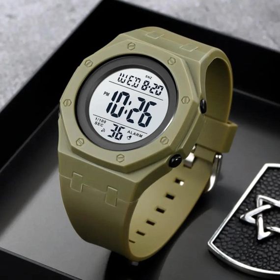 Спортивные мужские часы для парня SKMEI, Военные часы для военнослужащих армейские оригинал SX-65 | Зображення 3