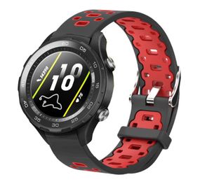 Спортивний ремінець Primo Perfor Classic для годинника Huawei Watch 2 - Black&Red