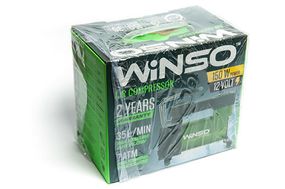 Компресор автомобільний Winso 7 Атм. 35 л/хв, 150Вт, кабель 3м, шланг 1м. 121000