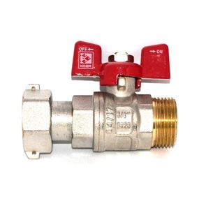 Кран кульовий 3/4”  ВЗ з накидною гайкою Koer KR0165
