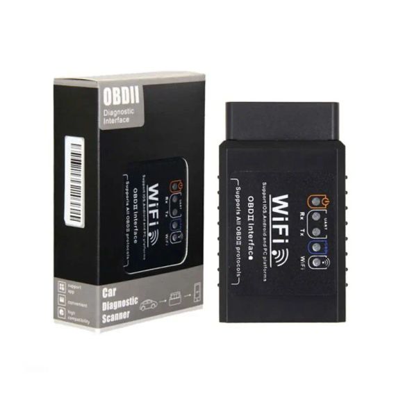 Сканер для диагностики автомобиля OBD2 ELM327 WI-FI | Зображення 1