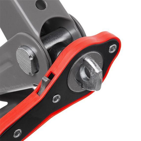 Домкрат механічний ромбоподібний 1,5т. з тріскачкою, гумовий упор., 90-370 мм INTERTOOL GT0183 | Зображення 7