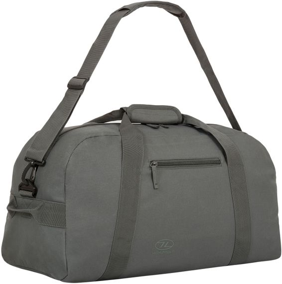 Стильна та сучана сумка дорожня Highlander Cargo 45 Grey Дорожня сумка на басейн та заміських поїздок