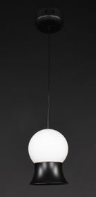 Люстра світлодіодна підвісна LED світильник для квартири на стелю лед 27613 Чорний 20-180х10х10 см.