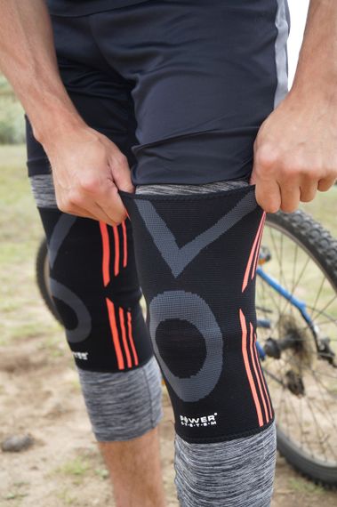Наколінники Power System PS-6021 Knee Support Evo Black/Orange (пара) XL | Зображення 1