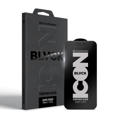 Стекло защитное Armorstandart Dark Mode Apple iPhone 17 / 16 Pro (ARM85819)