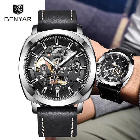 Чоловічий годинник Benyar BY-5121 Silver | Зображення 1
