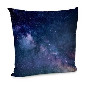 Подушка диванна з оксамиту Космос 45x45 см (45BP_UNI007)