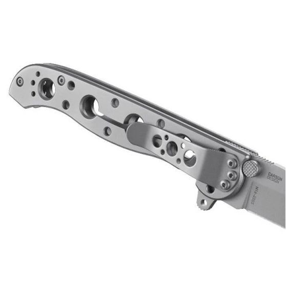 Ніж CRKT M16 Silver Stainless steel Тактичний ніж Армійський ніж Кишеньковий ніж Військовий ніж Ніж для військових | Зображення 4