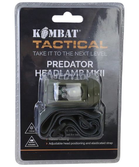 Ліхтарик налобний KOMBAT UK Predator Headlamp II | Зображення 1