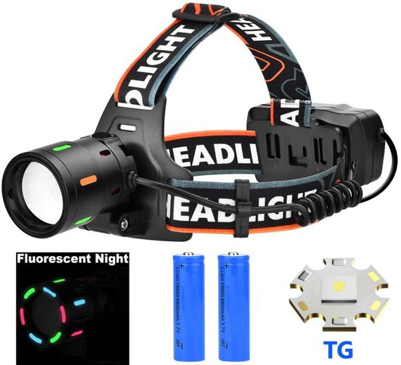 Налобний ліхтар Night Vision Fluorescence BL-T207-TG, водонепроникний, XPRO (47143-207_191) | Зображення 3