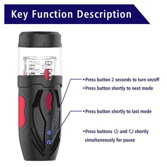 Мастурбатор - Erospace Men’s Play Automatic Male Masturbator B1 Sex Aura | Зображення 4